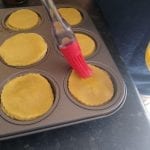 Egg wash on mince pies