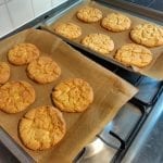 Cookies just out of the oven